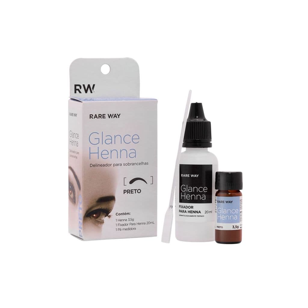 Henna Glance Rareway Preto 3,5 g