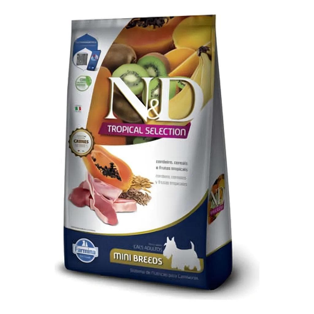 Ração N&D Tropical Selection Cães Mini Cordeiro 2,5kg (2kg + 500g Grátis)