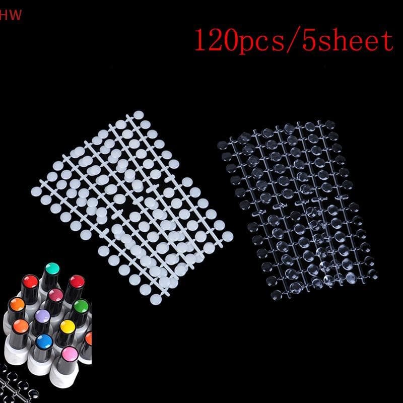 Paleta de cores para nail art com 120 peças, cabeça plana, usada para nail art, cartão de cores de gel, modelo WP6E