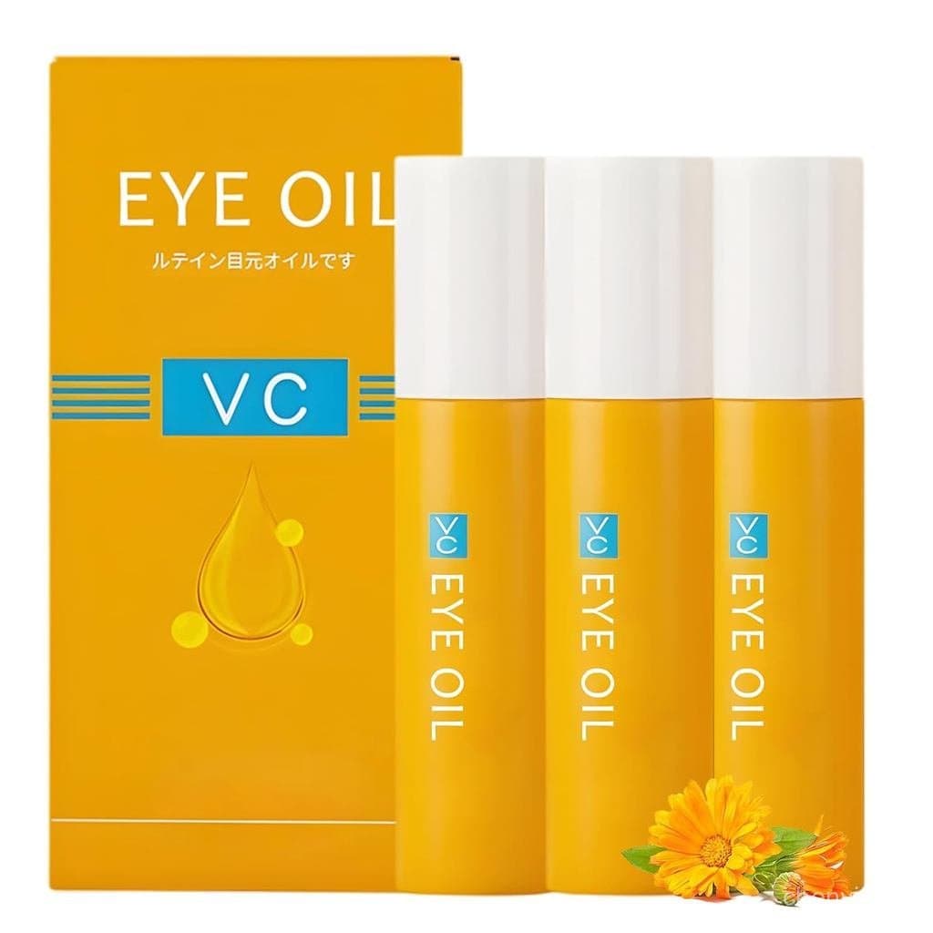Óleo Essencial para Olhos Anti-Rugas com Vitamina C, Novo Óleo Essencial para Olhos com Luteína 2025 para Reduzir Bolsas