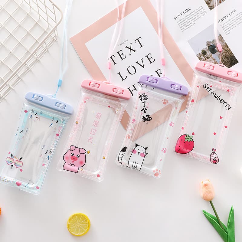 Bolsa à prova d'água para celular, capa para celular de mergulho, tela sensível ao toque, Universal, natação, deriva, Ha