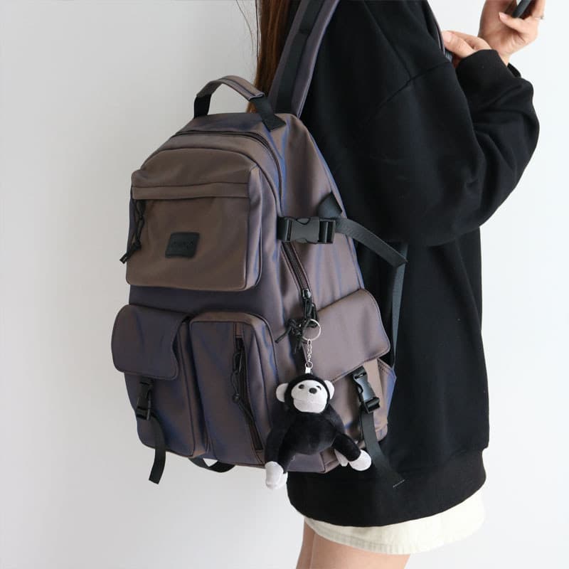 Mochila escolar para meninas do ensino médio, mochila escolar de alto valor para estudantes do ensino médio, grande capa