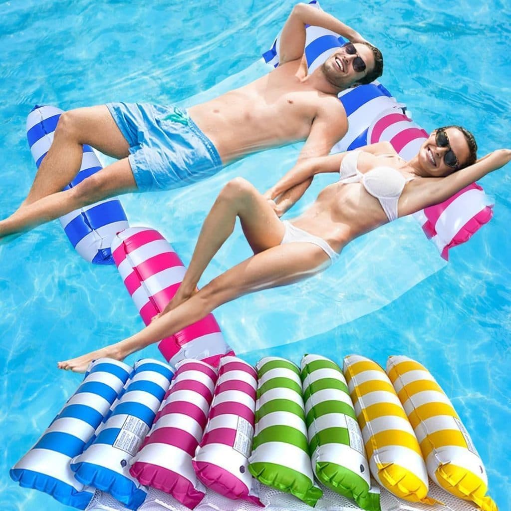 Boia Esteira Rede Piscina Flutuante Piscina Inflável