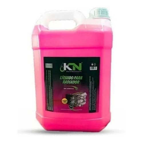 Aditivo Fluído Líquido Radiador Rosa Pronto Uso Kn 5 Litros