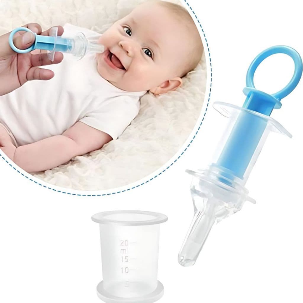 Seringa Lavagem Nasal Bebe E Dosador De Remedio Infantil 10ml Alivio Nariz Entupido