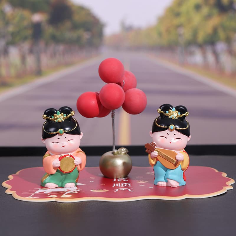 Estilo antigo nacional na moda dinastia Tang presente criativo Xian Luoyang viagem Cultural criativo decoração do carro