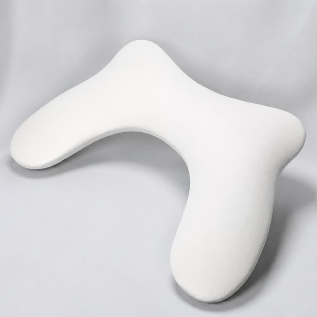 APOIO PARA MÃOS E MANICURE ERGONOMICO MODERNO MODELO NOVO BUTTERFLY BRANCO