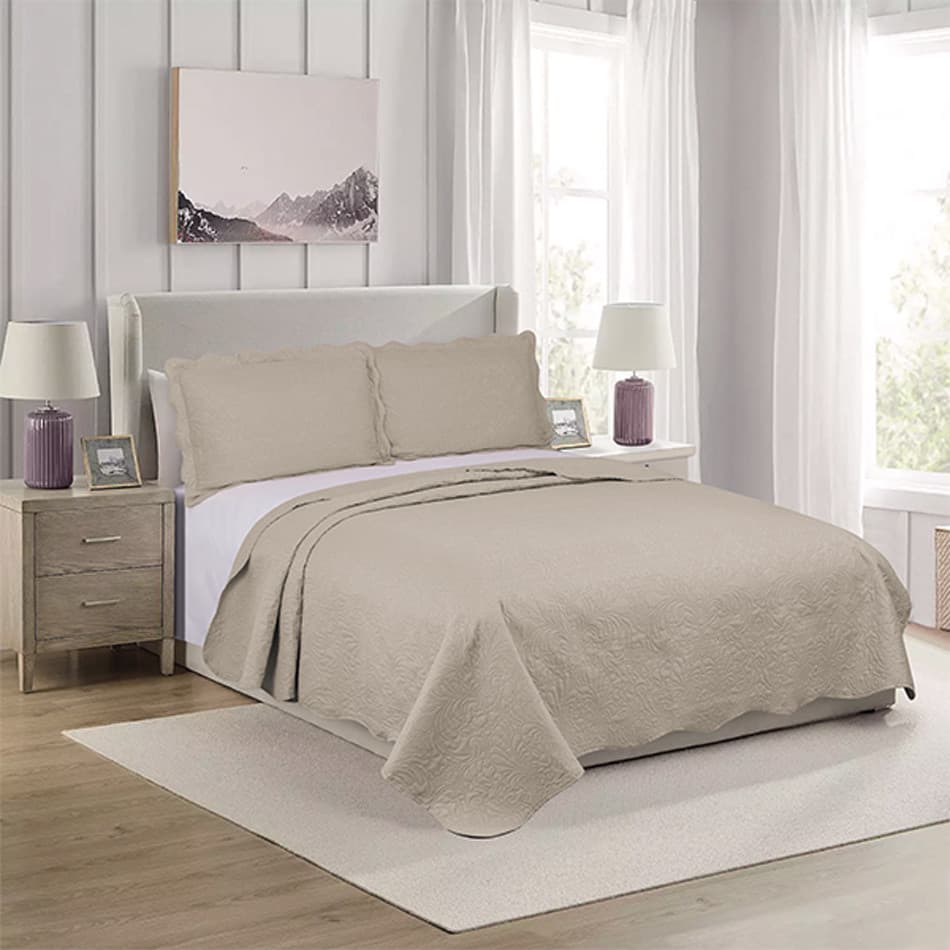 Colcha Matelasse Solteiro Cores 2pçs Camesa 160x230