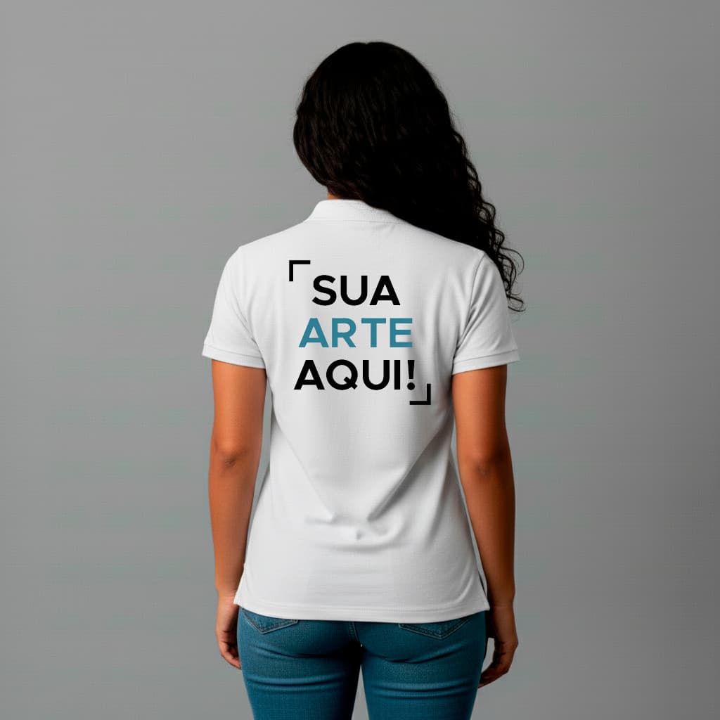 Camisa Polo Premium Unissex Personalizada Piquet Empresa