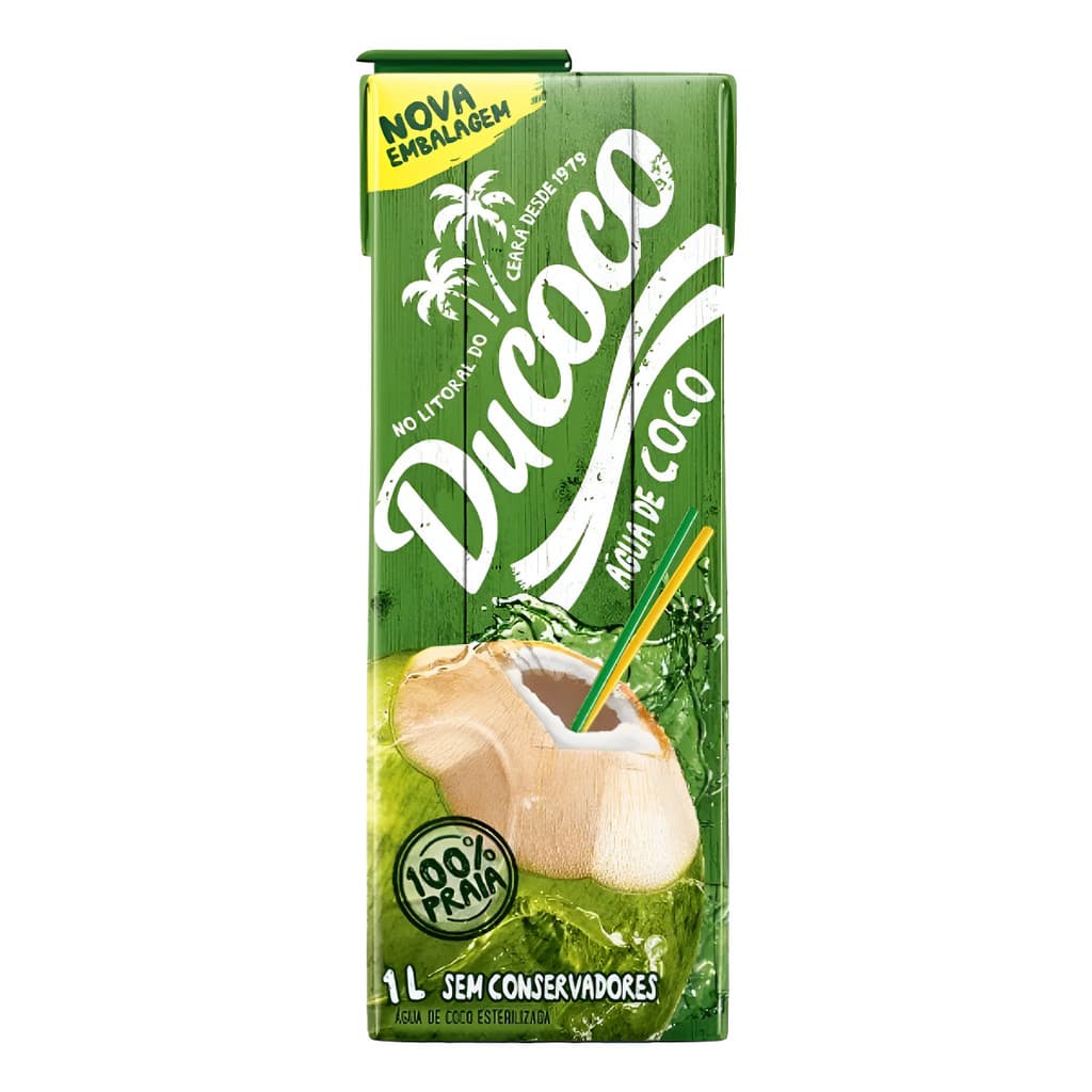 Água De Coco Ducoco 1l Kit 2 Unidades