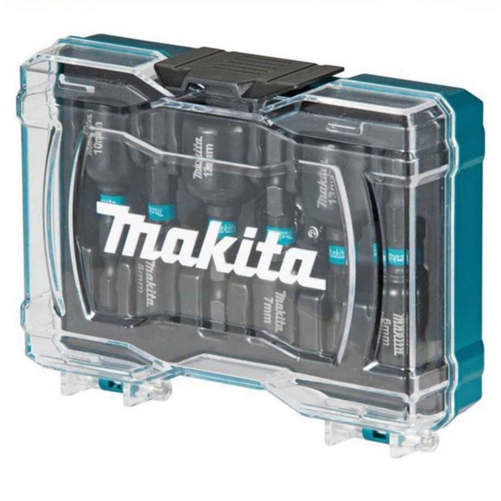 Jogo de Soquetes Magnéticos Com 6 Peças Impact Black Makita 6 7 8 10 12 13mm