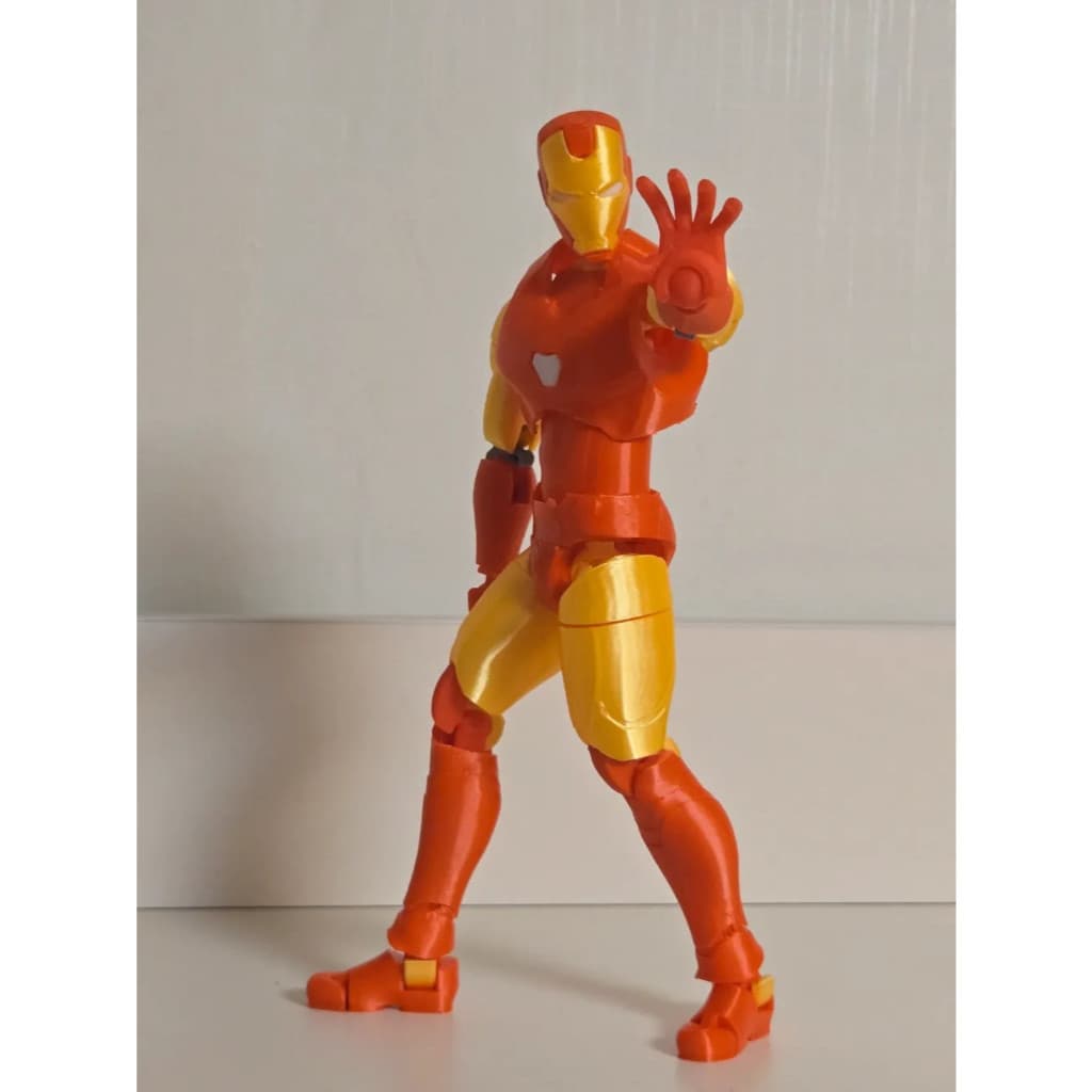 🛡️Boneco Articulado Dummy – Homem de Ferro