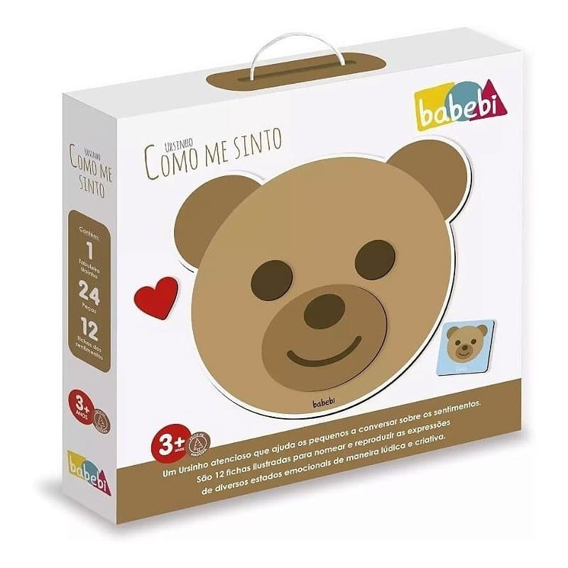 Jogo Educativo Babebi Como Me Sinto Ursinho 6065
