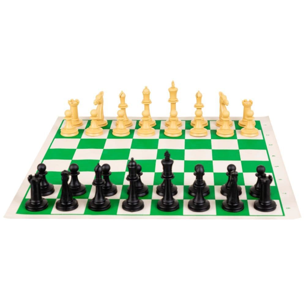 Jogo de Xadrez Escolar com Tabuleiro Modelo Oficial Ref. 004