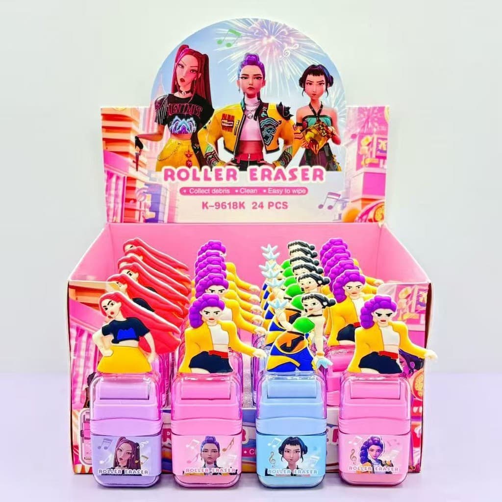 Comércio exterior quente kpop caçadores de bruxa rolo borracha papelaria cola borracha bonito papelaria crianças present