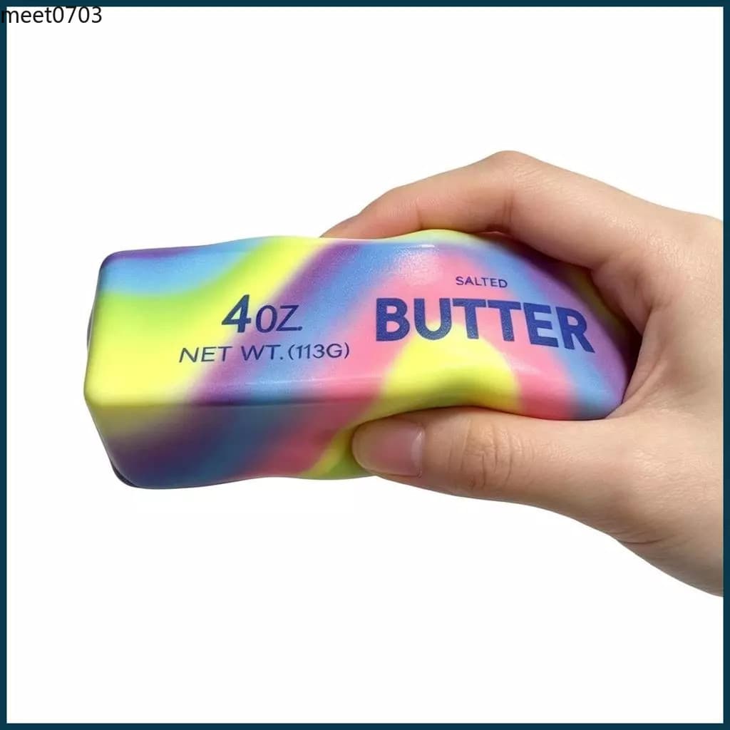 2026 Manteiga Mole Super Macio Comida Brinquedos Alívio Do Estresse Úmido Espremer Brinquedo Vara Chocolate Squish Autis