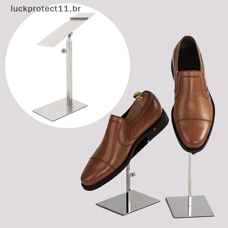 LTBR Mulher Sapatos Expositor Anti Deslizamento Durável Masculino Prateleira De Sapato De Couro Para Desktop Loja Riser