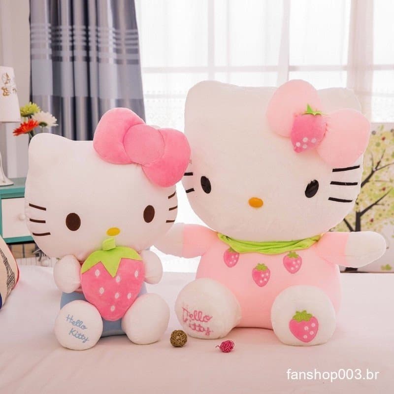 Hello Kitty Criativo em Forma de Frutas Brinquedos de Pelúcia/Bonecas/Bonecas Saia Bonecas de Gato/Travesseiro Boneca In