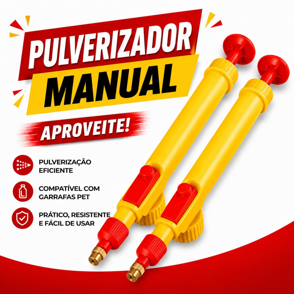 Promoçao Pulverizador Manuel Para Garrafa pet Manual