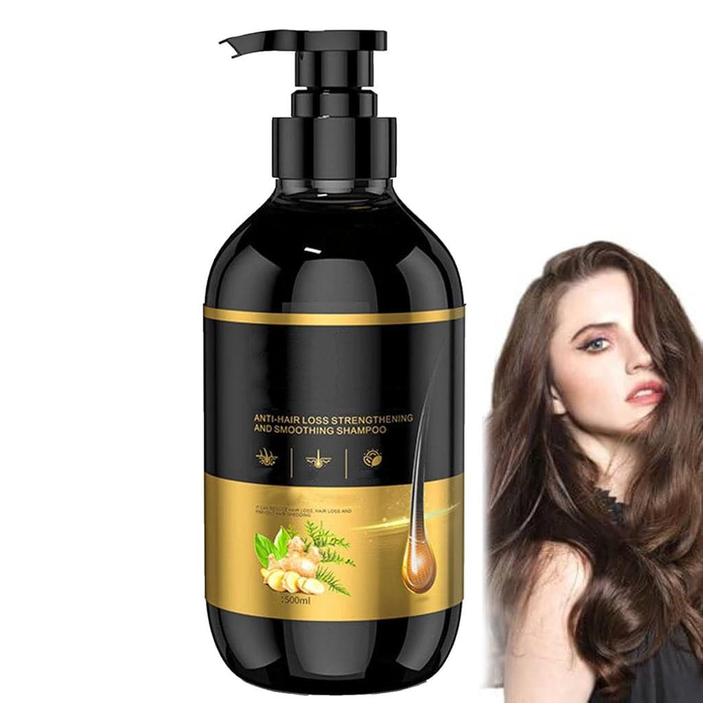 Shampoo Deliston Contra Queda de Cabelo, Shampoos Contra Queda de Cabelo com Ginseng Japonês e Bai Hei Ke, Shampoo Delis