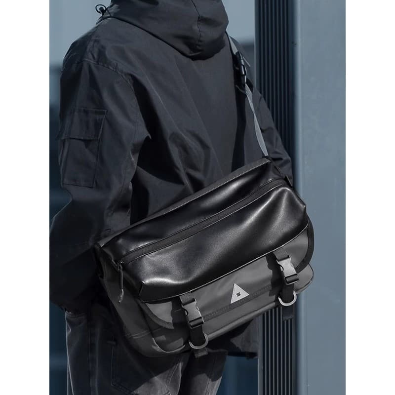 Bolsa mensageiro masculina de grande capacidade Casual mochila de negócios bolsa de ombro Diagonal moda All-Match bagunç