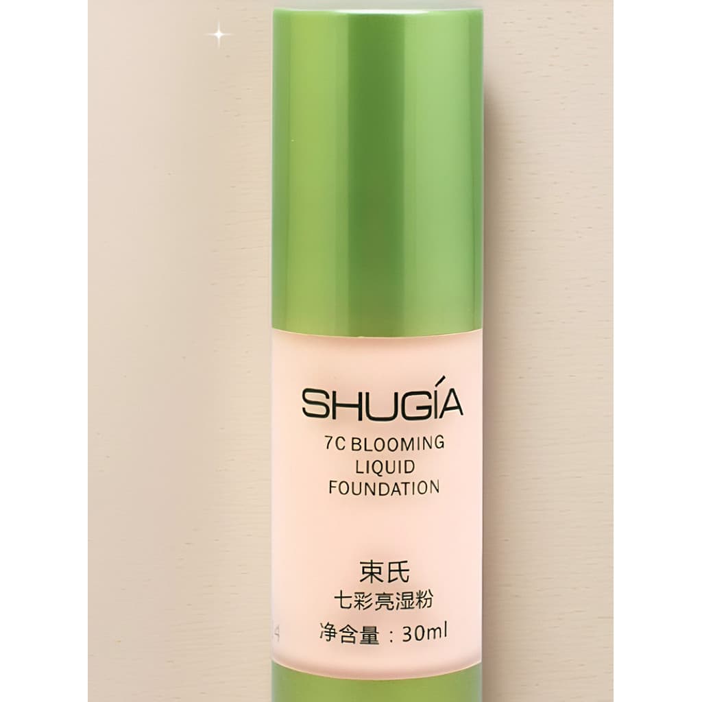 Pó úmido brilhante colorido genuíno do contador dos cosméticos da Beam 30ML1#肤色粉底液保湿定妆遮瑕滋润