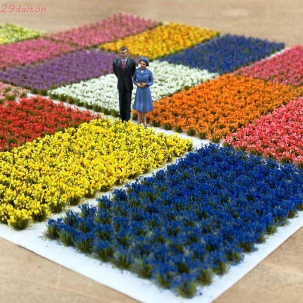 Tufo De Grama Estático DALTON , Modelo De Simulação Para Fazer De Flores Em Miniatura , Trem Ferroviário Infantil Adulto