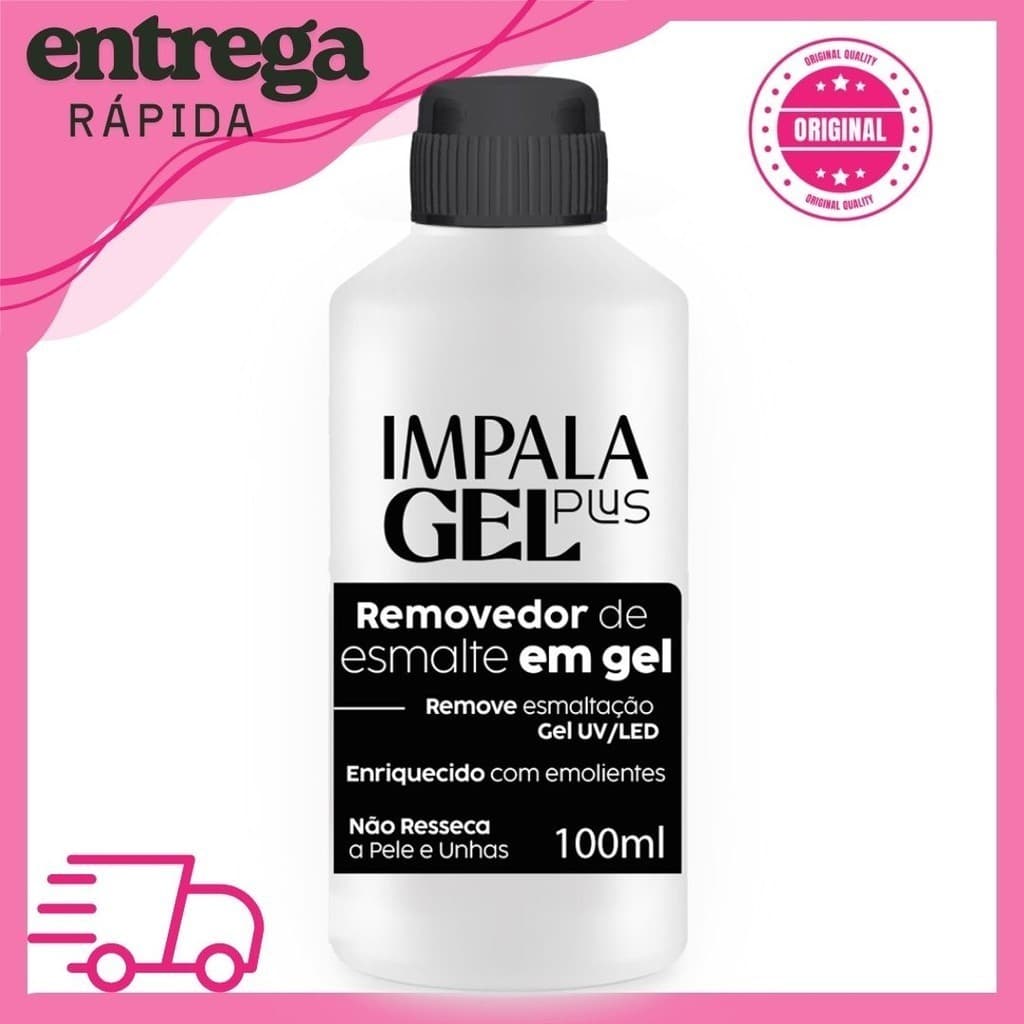 Removedor de Esmalte em Gel 100ml - Impala GEL Plus