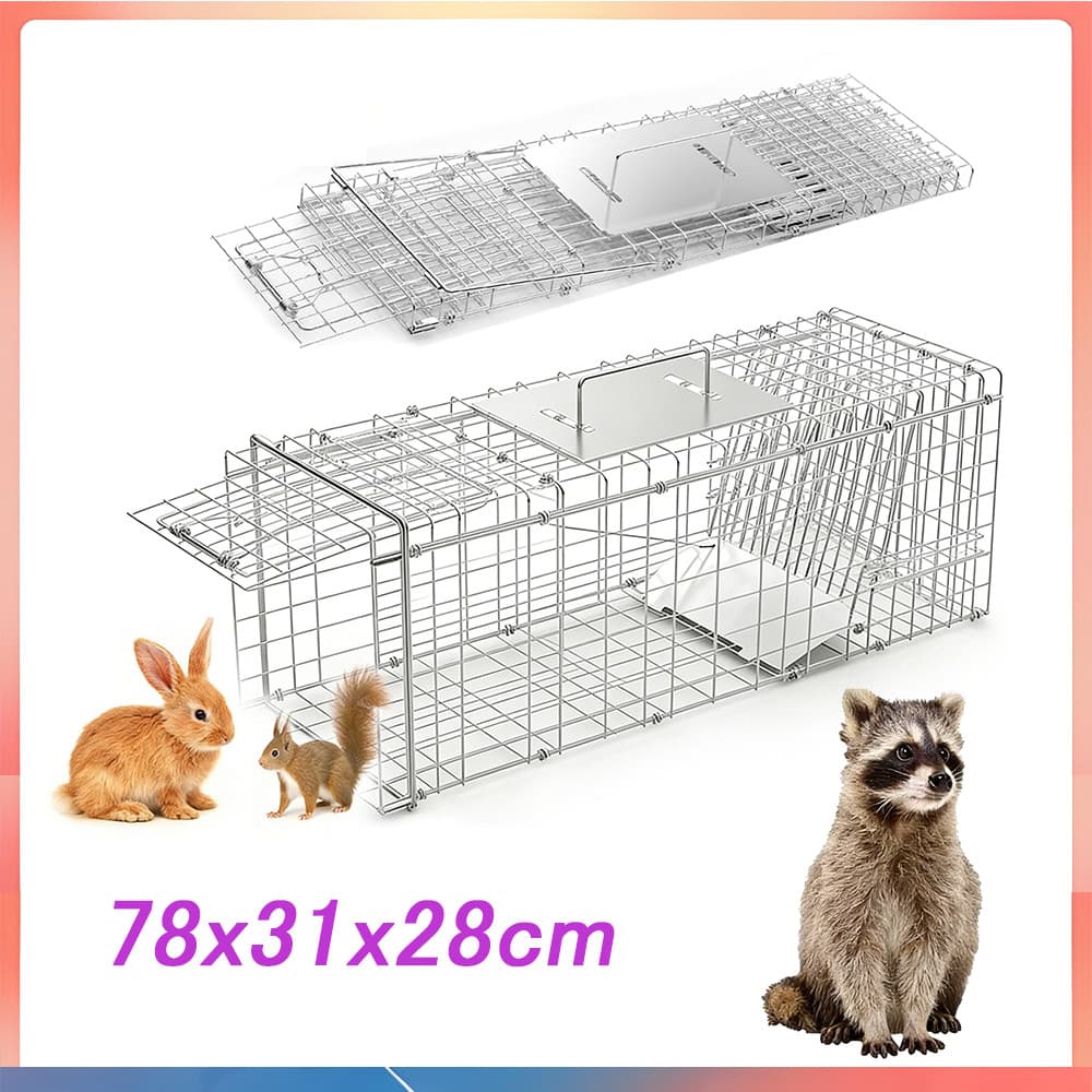 Large Cat Cage Trap Catch Rescue Animals Cats Gambás Lizards