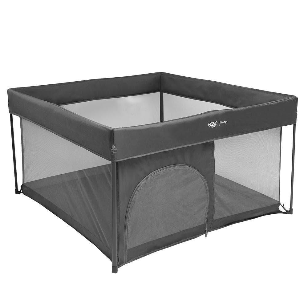 Cercadinho para Bebê Cosco Kids Nappy Chiqueirinho Cinza