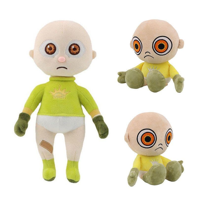 25cm O Bebê de Amarelo Brinquedos de Pelúcia Kawaii Bonecos de Pelúcia de Bebê Figura de Jogo de Terror Pelúcia Macia Br