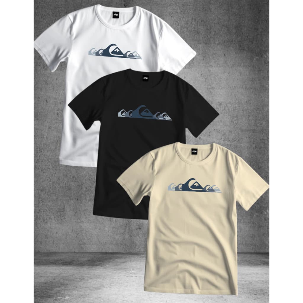 Kit 3 Camisas QK Masculina 100% Algodão conforto leve e macio