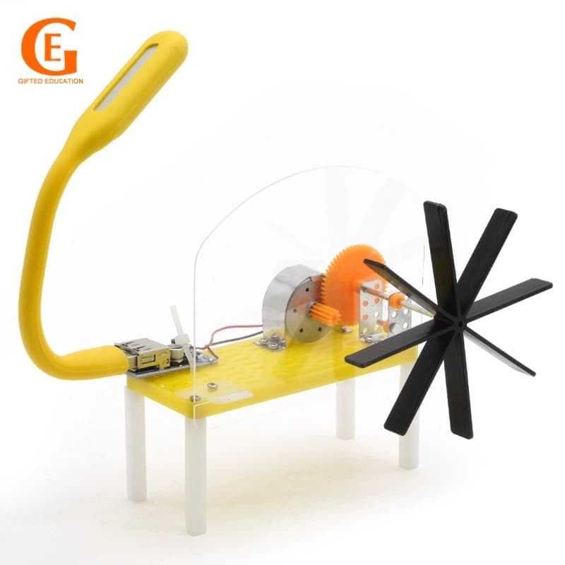 Modelo De Gerador De Hidroelétrica De Educação Dotada , Kits De Haste DIY , Montagem De Projeto Científico Para Crianças