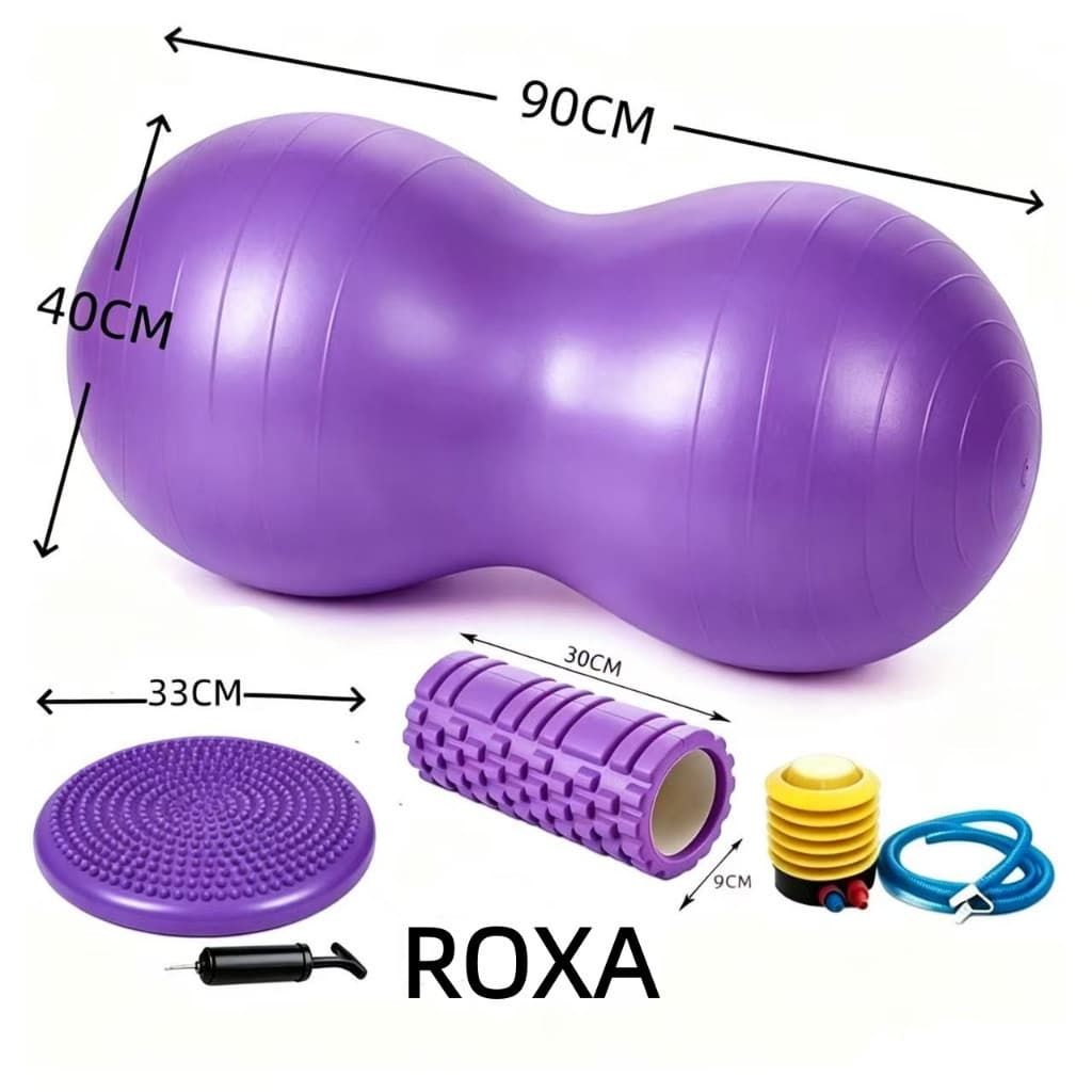 Almofada Disco Equilíbrio 33cm Inflável 200kg Exercícios Fitness