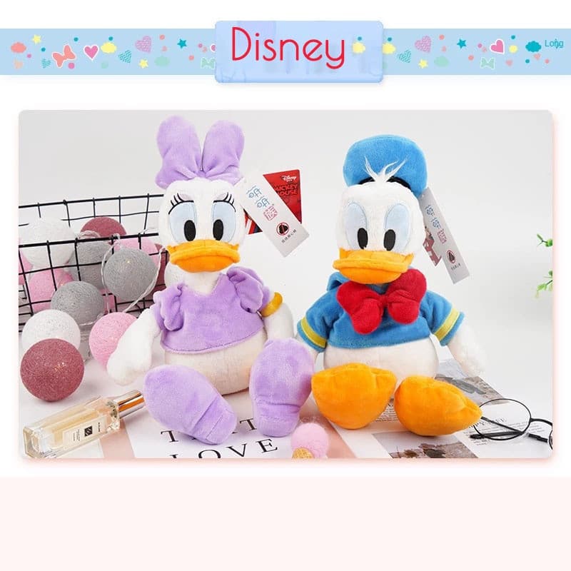 Alta Qualidade Original Pato Donald Margarida Brinquedo De Pelúcia Fofo Kawaii Dos Desenhos Animados Boneca Criança Aniv