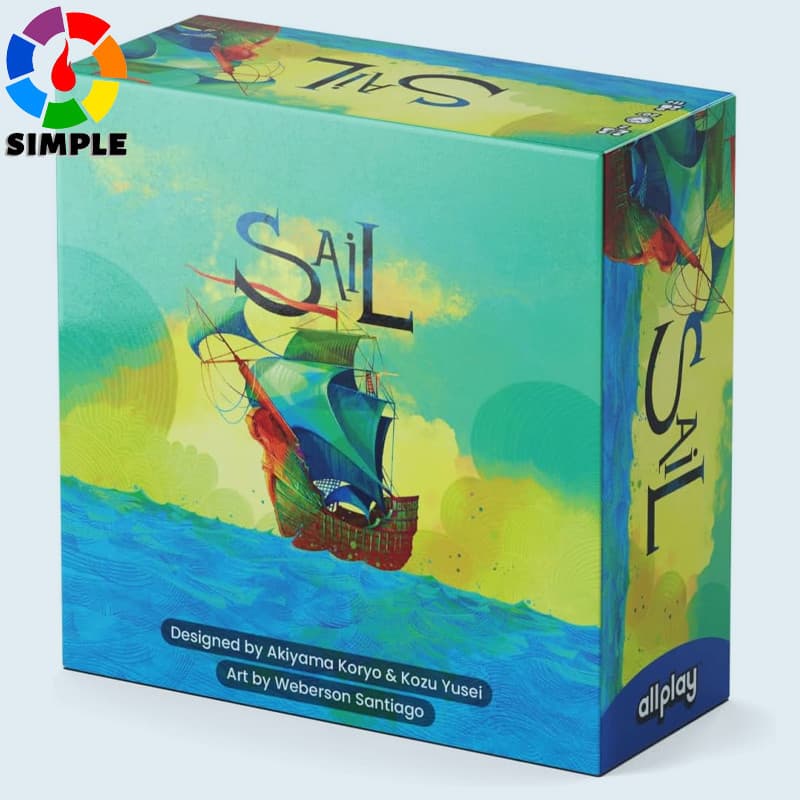 Allplay Sail Board Game - Cooperative Trick Taking Game - 2 Players - 20 Minute Playing Time (Sail Base Game)