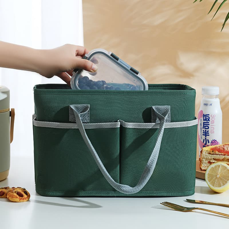 Leve portátil multifuncional saco de almoço grande capacidade acampamento piquenique saco de gelo fresco-mantendo saco l