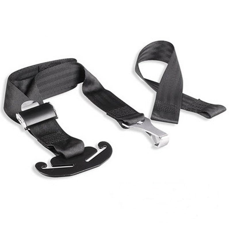 Cinto Top Tether Preto Poliéster Ajustável para Cadeirinha de Bebê Isofix Ancoramento