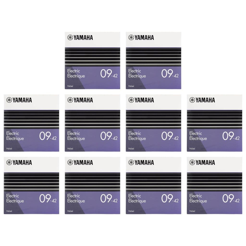 Kit 10 Encordoamentos para Guitarra Níquel Super Light 09-42 GSE09 Yamaha