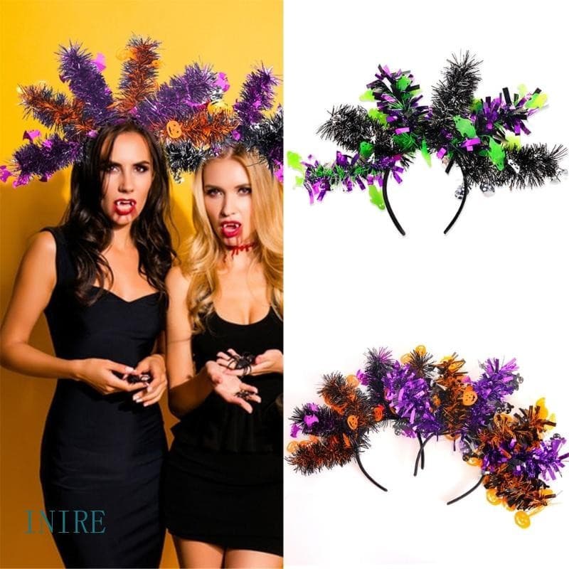 IRE Halloween Headband Série Escura Abóbora Hairband Cleaners Crânio Headhoop Festa Decorações Cabelo Natal Headpi
