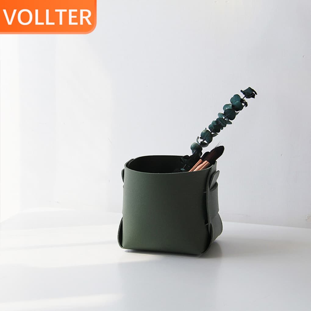 Porta-Lápis De Couro 1/2/3 – Mantenha Suas Canetas E Organizados Com Este Acessório Elegante . Caixa De Armazenamento De