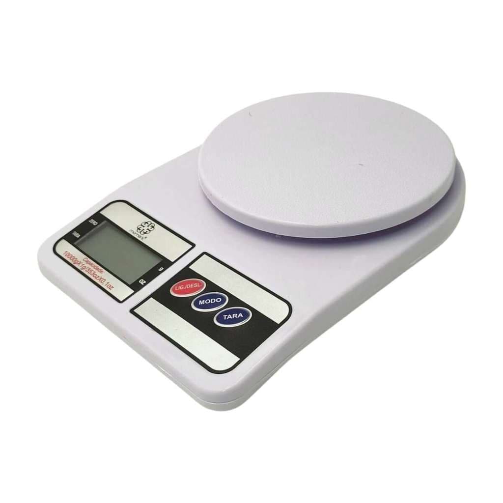 BALANCA DIGITAL P/COZINHA 10KG PP 20,5CM X 14CM X 3,5CM 4513