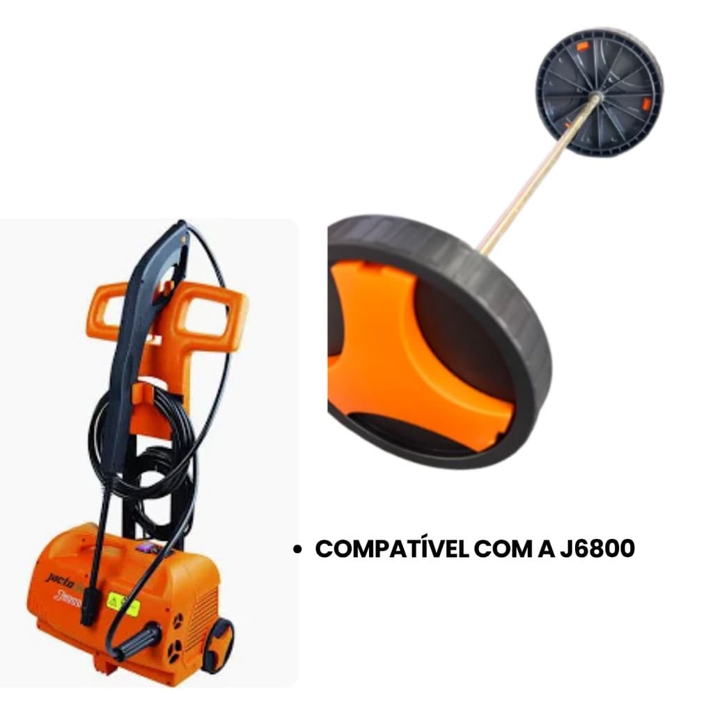 Kit Rodas Eixo Calotas Travas Lavadora Jactoclean J6800