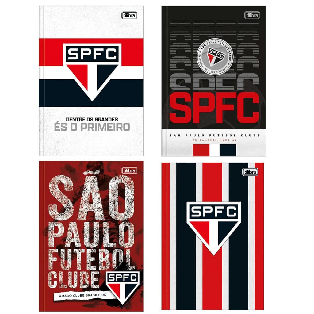 Caderno São Paulo 1.4 80 Folhas Capa Dura Tilibra