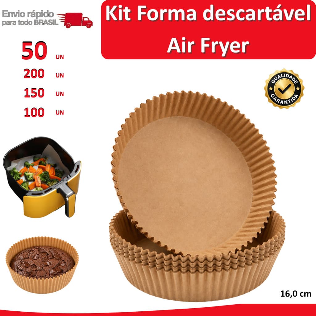 200/150/100/50 Forma Descartável Air Fryer papel Cozinha Forno Praticidade Fritadeira Assadeira
