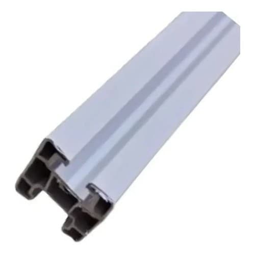 Trilho Superior Porta Sanfonada 0,98cm Branco Plasbil Branco Branco