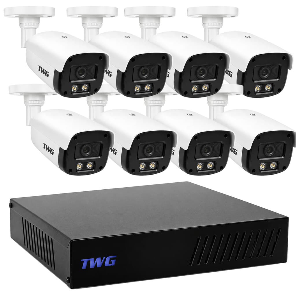 KIT CFTV 8 CAMERAS 2MP 20M STAR PLUS DVR 8 CANAIS SEM ACESSORIOS