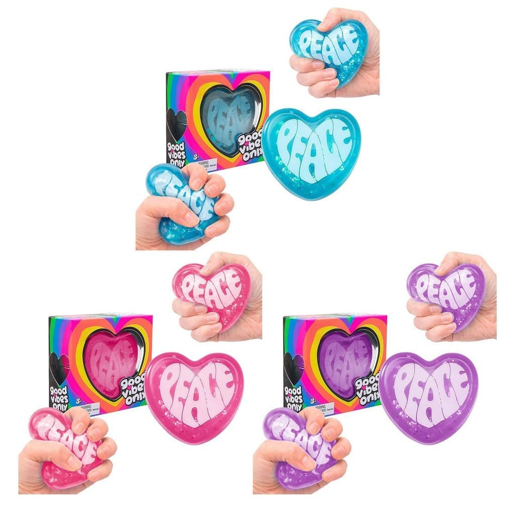 Brinquedo De Alívio De Estresse De Recuperação Lenta Em Forma De Amor-Diversão De Descompressão Portátil Macia
