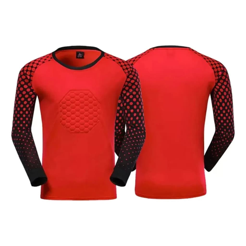 Camisa Goleiro Manga Longa Com Proteção Cotoveleira