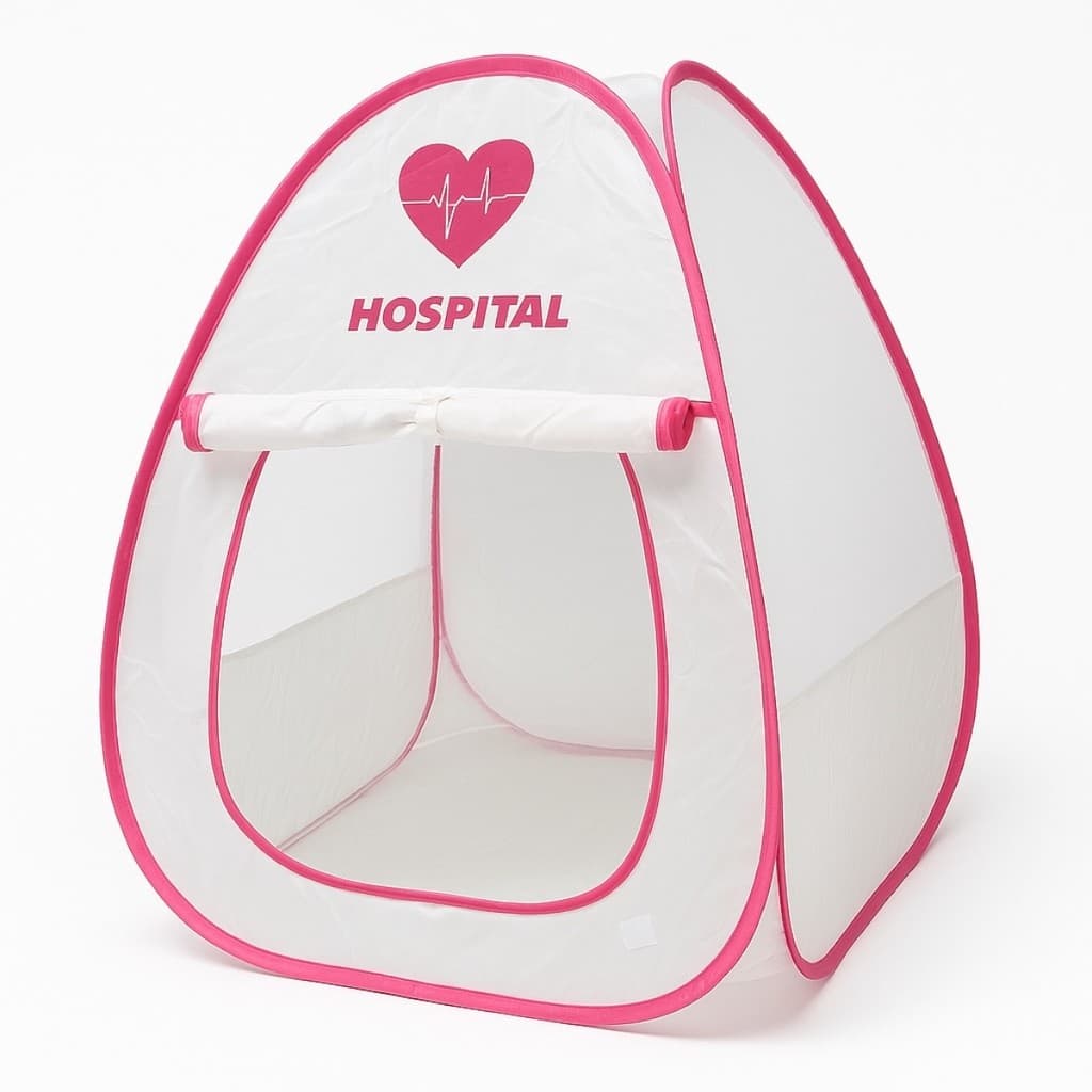 Barraca Toca Cabana infantil Dobrável tema Hospital
